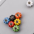 thumbnail image 5 of Decor Set of 1 Vintage Ceramic Pumpkin Drawer Pulls - Blue, 5 of 5