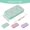 Green, variant on 3-Cavity Cactus-Shaped Silicone Popsicle Mold with Lid - Reusable Ice Cream Maker for DIY Frozen Treats - Purple