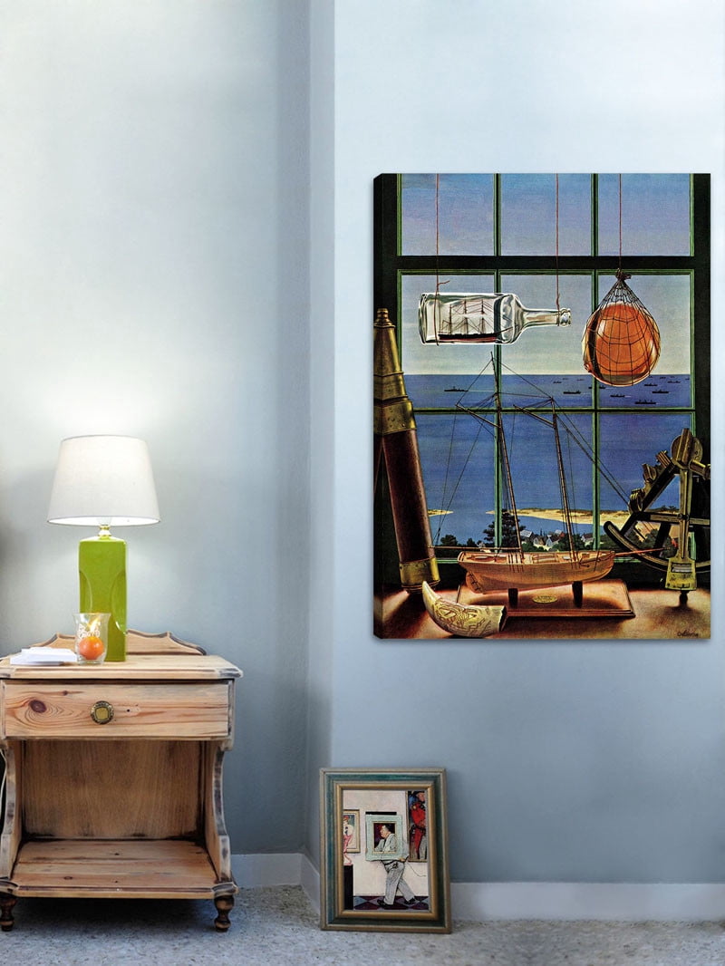 Marmont Hill "Naval Convoy" by John Atherton Painting Print on Canvas