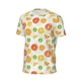 thumbnail image 6 of Wukai Colorful Lemons Print Men's Short-Sleeved Mesh T-Shirt,Quick-Dry Short Sleeve Workout T-Shirt-XX-Large, 6 of 8