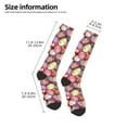 thumbnail image 5 of Daiia Sports Socks Easter Eggs Printed Novelty Crew Socks for Men Women Knee High Socks Cotton Socks Soft & Breathable Support Unisex Socks, 5 of 9