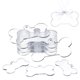 thumbnail image 2 of Adorno de acrílico transparente para Navidad, decoración de árbol de Navidad en blanco, bricolaje, 20 piezas, 2023, 2 of 4