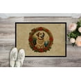 thumbnail image 2 of Anatolian Shepherd Dog Christmas Flowers Doormat 36 in x 24 in, 2 of 6