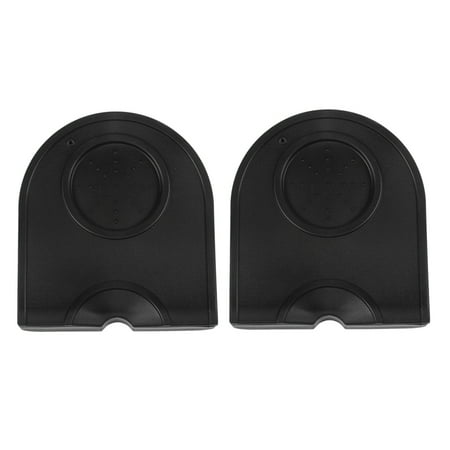 

2X Manual Barista Coffee Espresso Latte Art Pen Tamper Holder Silicone Pad Mat Kitchen Accessories Black