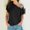 ZBlack, variant on Women Tshirts Womens T Shirt Womens Dry Fit Shirts for Women V Neck Tshirts for Women Gym Clothes Sports Tops for Women Gym Tops for Women Ladies Tops Yoga Top Black L