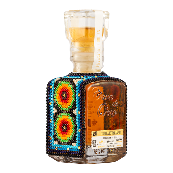 Tequila Gran Cava de Oro Edición Huichol Extra Añejo 50 Ml Gran Cava de Oro Tequila Extra Añejo