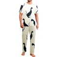 thumbnail image 1 of Conjunto De Pijama Shendy Vendy 2 Piezas Para Hombre Elegante Camisa Pantalon, 1 of 4
