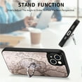 thumbnail image 5 of SaniMore Case for iPhone 14 Plus 6.7" 2022, Python Pattern Skin Lens All-inclusive 360 Degree Ratating Kickstand Anti-scratch Slim Lightweight Wireless Charging Fashion Luxury Shell, Gray, 5 of 11