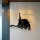 thumbnail image 4 of Silueta de gato lunar Artesanías de metal Gato negro hueco y luna Decoraciones para el hogar, 4 of 6