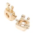 thumbnail image 4 of Riwcyla Brass Steering Blocks Knuckle, Golden Brass Steering Cup Replacement for 1/18 TRX4M Land Rover Defender Rampage Remote Control Car Upgrade Parts, 4 of 6