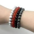 thumbnail image 2 of DESIGNICE Mens Beaded Bracelets,One-Of-A-Kind Bangles Bracelets for Women,Additional Charm Beaded Bracelets for Men,Multicolor, 2 of 5