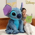 thumbnail image 2 of Muñeco de peluche gigante de Lilo de Disney Stitch, muñeco de peluche de dibujos animados Kawaii, pareja de animales, almohada para dormir, juguetes de material suave para regalo de niño, 2 of 5