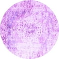 thumbnail image 1 of Ahgly Company Indoor Round Persian Purple Traditional Area Rugs, 6' Round, 1 of 4