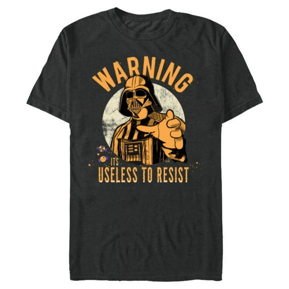 Star Wars Darth Vader It's Useless to Resist Halloween - Short Sleeve Blended T-Shirt for Adults - Customized-Dark Heather