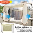 thumbnail image 2 of Hyasfey Clothes Cover Dust Rain Protection Foldable Design Clothes Hood Indoor Outdoor Clothes Organizer Cover, 2 of 8
