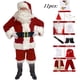 thumbnail image 2 of Disfraz de Papá Noel para hombre, disfraces de Navidad y Año Nuevo, conjunto clásico de lujo para adultos, trajes de juego de rol para fiesta de carnaval, 2022, 2 of 4