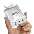 thumbnail image 1 of Cargador GaN de 65W 2 puertos QC3.0 para iPhone 13 Pro Xiaomi Samsung Tablets Phone, 1 of 8