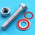 thumbnail image 3 of HIAKDOFT 600Pcs Hardware Nuts Steel Paper Washer Set Insulating For General Consumers, 3 of 7