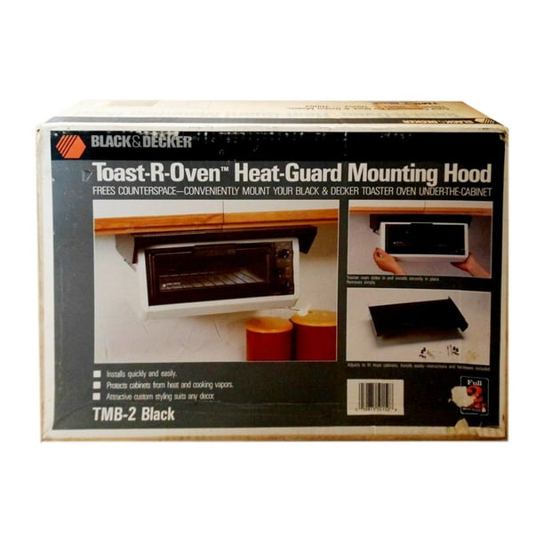 Black & Decker Heat Guard Mounting Hood TMB2 ToastROven Black Under