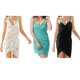 thumbnail image 2 of Mujeres Hollow Sunscreen Mini vestido correa de espagueti con cuello en V Bikini Cover up Jumpingount FS11282-03, 2 of 7