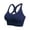 AA-Navy, variant on Adjustable Strap Bra Seamless Sports Bra for Women High Support Workout Yoga top Comfortable Non Padded Wire Free Bralette Activewear XXL Red