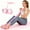 Pink (Only Pedal Puller), variant on Koudindg Fitness Resistance Bands-6 Tube, Resistance Bands with Foot Loops, Sit Up Training Band, Fitness Pedal Ankle Puller, Pedal Puller Rope(Pink)