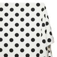 thumbnail image 3 of Extra Large Polka Dot Printed Cotton Poplin Fabric By The Yard (58/60 Inch) Medium Weight - For Sewing Apparel, Accessories, & Home Décor - Off White / Black (1 Yard), 3 of 4