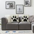thumbnail image 3 of Acheng Cute Dog Paw Love Throw Pillow Cover, Dog Lover Mom Gifts for Home Room Bed Sofa Decorations Decor,&nbsp;Suitable for All Season Pillow Case for Room Bedroom Sofa Chair,2 Pcs White, 3 of 6