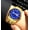 Blue Dial Gold Strap Digital Men's Watch, variant on Men's watch with digital luminous display, dual calendar, alloy solid quartz watch, steel strap, waterproof, fashionable non-mechanical wristwatch for men