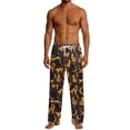 thumbnail image 6 of Gaexia Halloween Pajamas Men Pajama Pants Family Pjs Pumpkin Bat Plus Size Matching For Couples Adult Unisex, 6 of 7