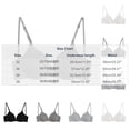 thumbnail image 3 of Women's Wireless Front Closure Push Up Bra, Beautiful Back Small Bust for Everyday Wear, Comfortable, Soft, Breathable, 3 of 6