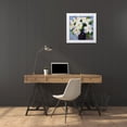 thumbnail image 3 of Gatens, Pamela 12x12 White Modern Wood Framed Museum Art Print Titled - White Peony Bouquet, 3 of 4