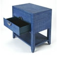 thumbnail image 6 of Butler Specialty Amelle Raffia End Table In Blue, 6 of 7