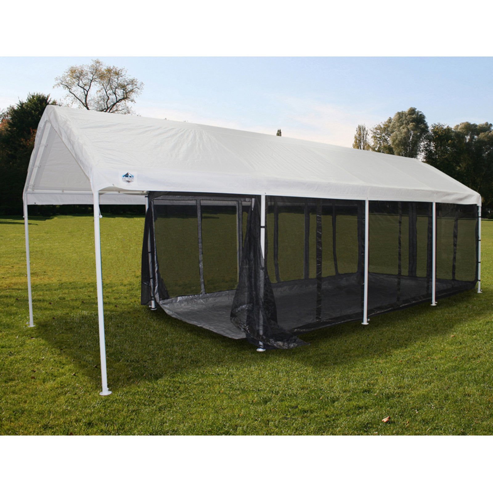King Canopy 10 X 20 Ft Black Canopy Screen Room With Floor