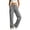 Gray, variant on Women's Drawstring Patch Pocket Wide Leg Sweatpants High Waist Soft Knit Pants for Daily Walking Lounging