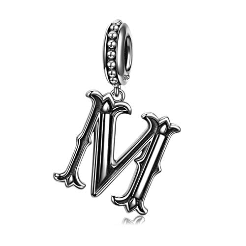 2 Ct Tester Passing Moissanite Mike Customize Letter Charm Pendant 925 Silver 