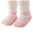 thumbnail image 3 of LYHaoo Infant Girls Boys Kids Leisure Shoes Mesh Soft Bottom Breathable Slip On Sport Shoes Socks Shoes Sizes 5.5 Pink(Toddler), 3 of 5