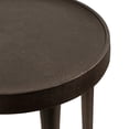 thumbnail image 6 of Kate and Laurel Rava Modern Metal Round Side Table, 14 x 14 x 22, Bronze, Cast Aluminum Accent Table for Use as Indoor Plant Stand or Living Room Decor Piece, 6 of 9