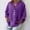 Purple, variant on Spring Tops for Women 2025 Viikei Womens Tops Long Sleeve Sweatshirts,Plus Size Tops Long Sleeve,Women's Loose Casual Solid Color 3/4 Sleeve Long Sleeved V-neck Top/shirt Coffee S