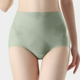 thumbnail image 3 of VISALY Tummy Control Underwear for Women, Women'S Underwear High Waist Ice Breathable Briefs Multipack, High Weist, Panties (Green, XL), 3 of 9