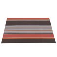 thumbnail image 2 of Mantel Individual con aislamiento térmico de PVC a rayas, impermeable, vajilla, cuenco, plato, tenedor, mantel (naranja), 2 of 8