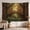 C, variant on XaaKee Wall Tapestry, Lantern Cobblestone Library Fantasy Bookshop, High-Quality Polyester Tapestry For Bedroom, 60x40Inch
