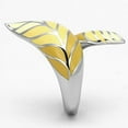 thumbnail image 4 of High polished (no plating) Stainless Steel Ring with Epoxy in Multi Color for Women Multi Color Stone Color Style TK837 Size 9, 4 of 4