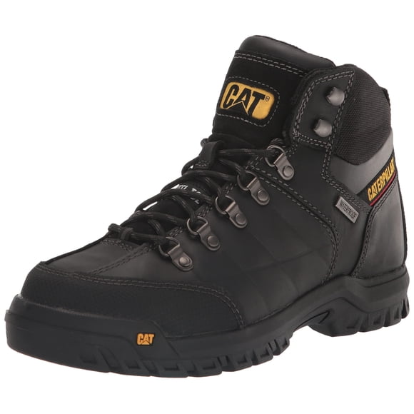 Bota CAT Threshold Impermeable Punta de Acero Negra Ancha 7