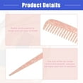 thumbnail image 4 of Vocoste Wide Tooth Comb Acetate Wide Comb for Curly Hair Thick Hair Wet Hair 7.68"x1.18" Pink, 4 of 6