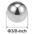 thumbnail image 2 of Uxcell Bearing Balls 3/8-inch Chrome Steel G10 Precision Ball 60-63 HRC 50 Pack, 2 of 3