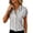 3# Black, variant on Striped Button Down Shirt Women Wrinkle-Resistant Silk Fashion Printed Dressy Blouse Business Casual Short Sleeve Work Tops Green 2XL