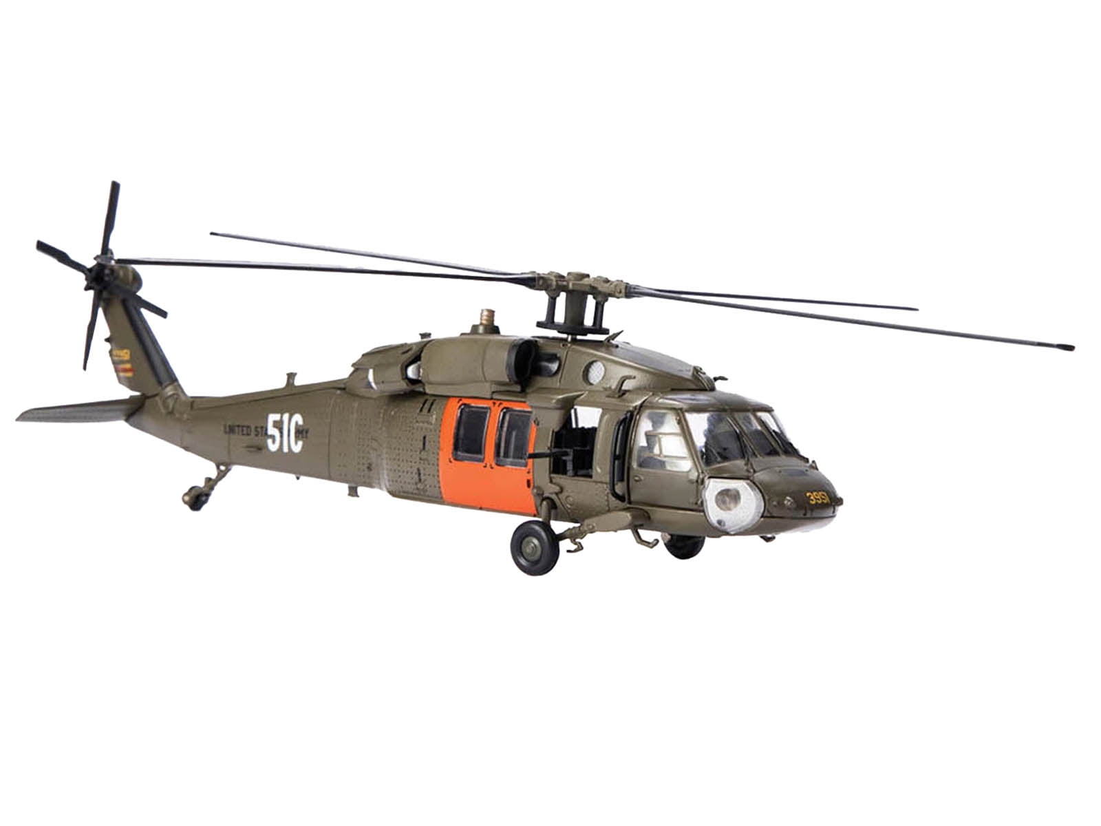 Military Diecast Model 1:72 Scale Sikorsky MH-60L Black Hawk