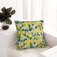 thumbnail image 5 of Wukai Lemon1 Premium Polyester Fleece Pillow Covers with Hidden Zipper Closure,Luxuriously Soft and Durable-22"x22", 5 of 7
