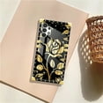 thumbnail image 7 of FKBRCL4U Compatible with Samsung Galaxy A32 5G Case, Shine Gold Rose Luxury Golden Decoration for Girl Women Soft TPU Shockproof Protective Hard PC Back, 7 of 7
